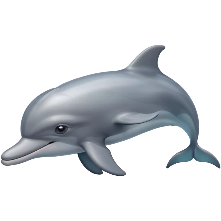 dolphin swimming emoji