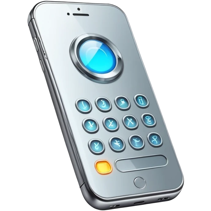 Hyper Futuristic phone emoji