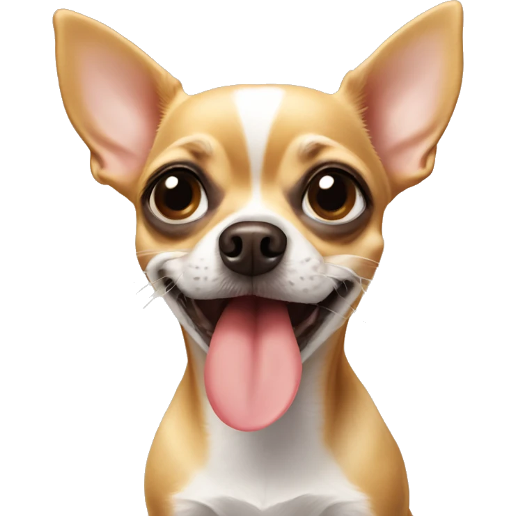 Chihuahua blowing kisses emoji