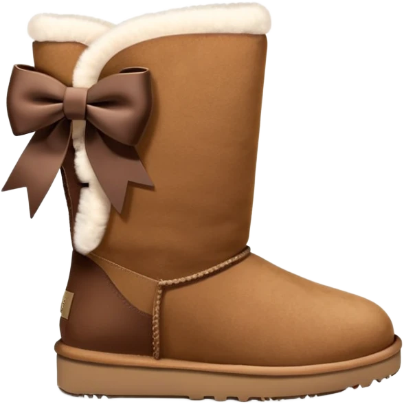 uggs with bow emoji