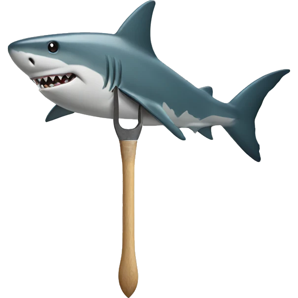 shark with spade emoji
