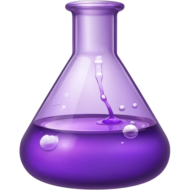 purple chemical flask emoji
