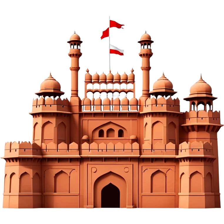 Red fort emoji