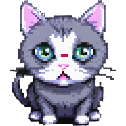 surprised cat with wide eyes emoji
