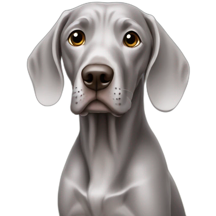 weimaraner emoji