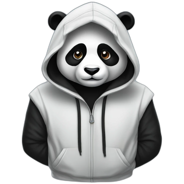 hooded panda crystal emoji