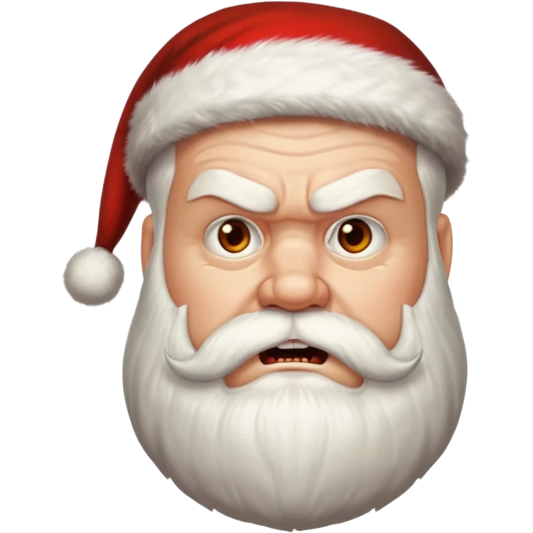 scarry santa emoji