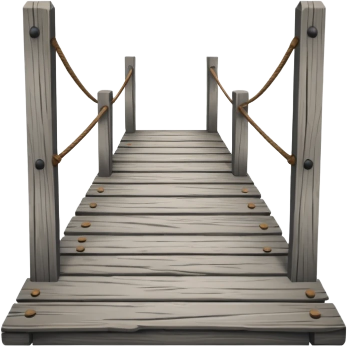 Wooden bridge emoji