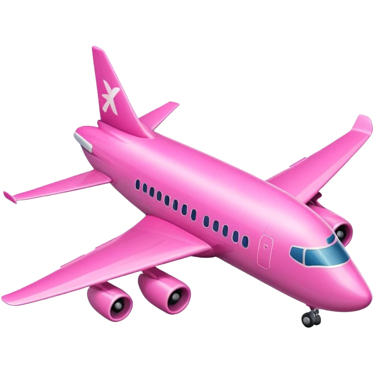I want pink airplane with KAVANNHA logo emoji