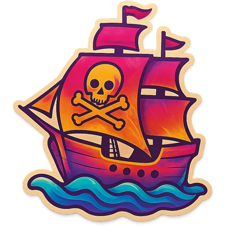 pirate ship emoji
