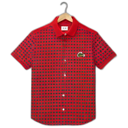 Shirt lacoste red emoji