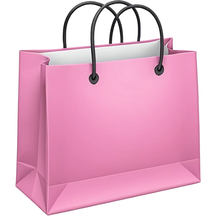 PINK SHOPPING BAGS emoji