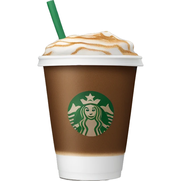 Starbucks coffee brown colour  emoji