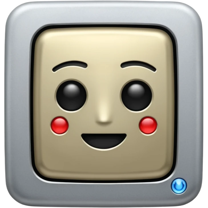 CPU, front facing, plain no text emoji