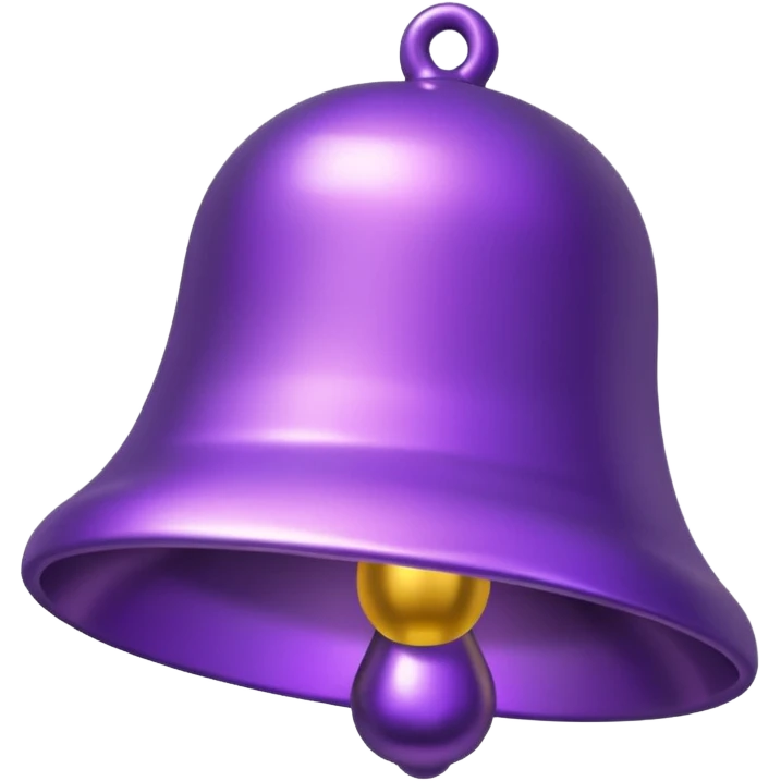 purple bell emoji