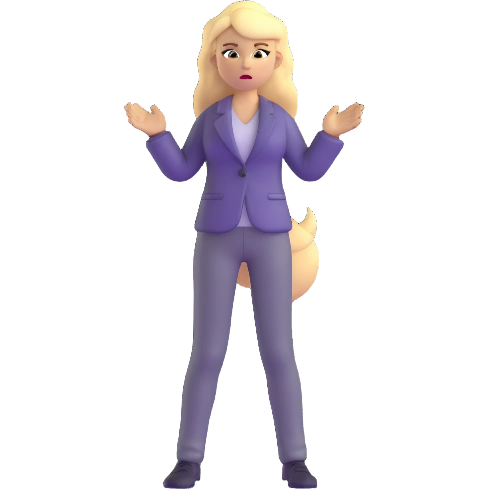 furious blonde teacher full body no glasses, long blonde hair emoji