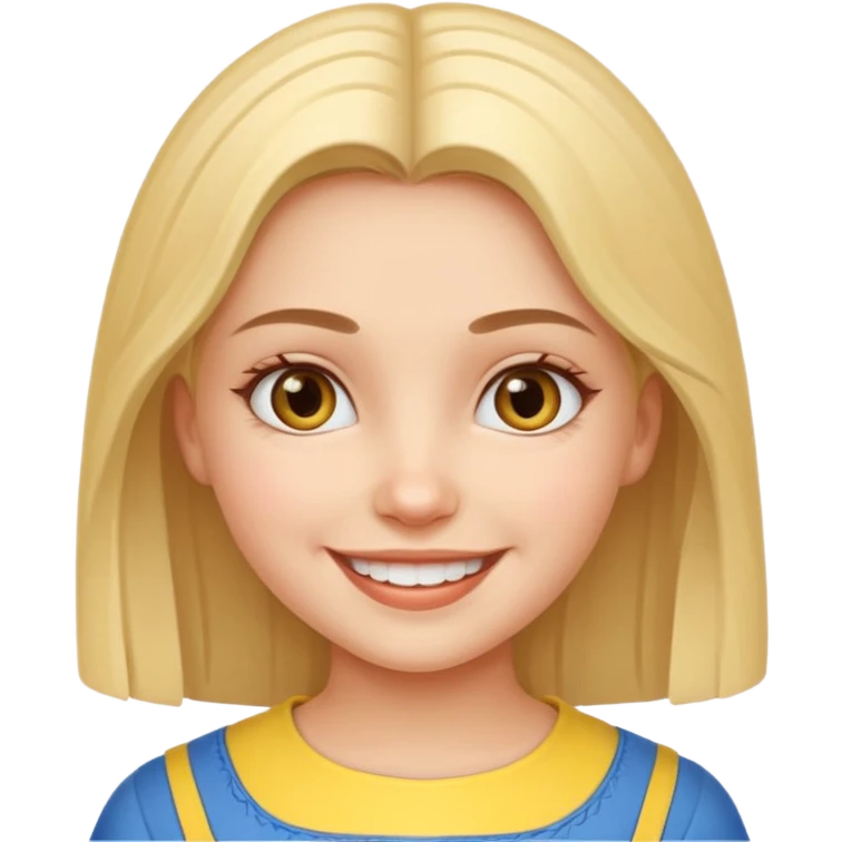Ukrainian girl emoji