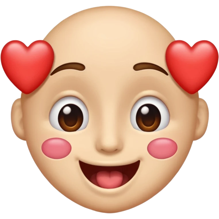 Drooling face with heart eyes emoji