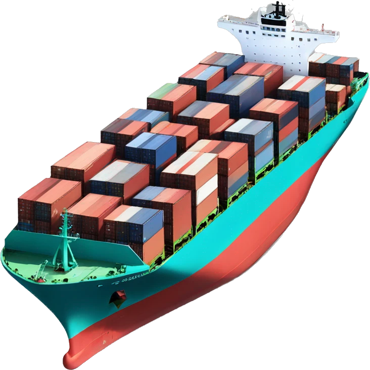 container ship emoji