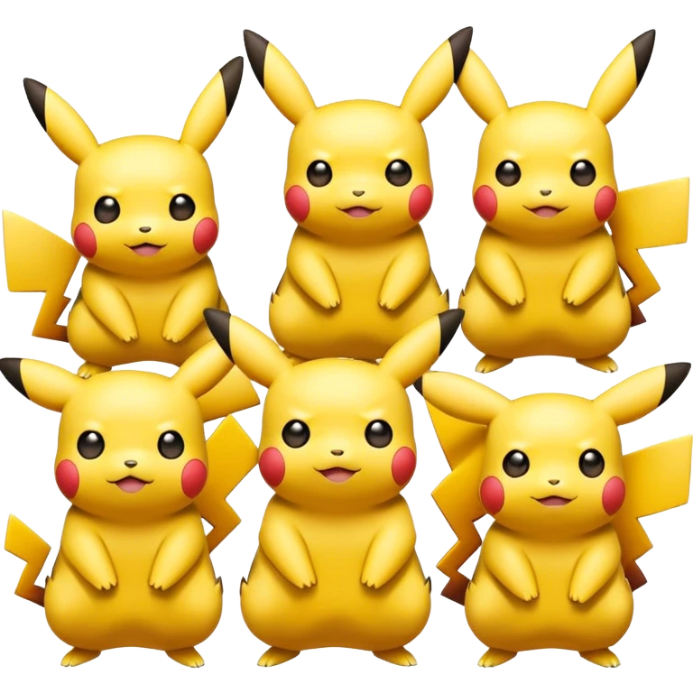 Pikachu army emoji