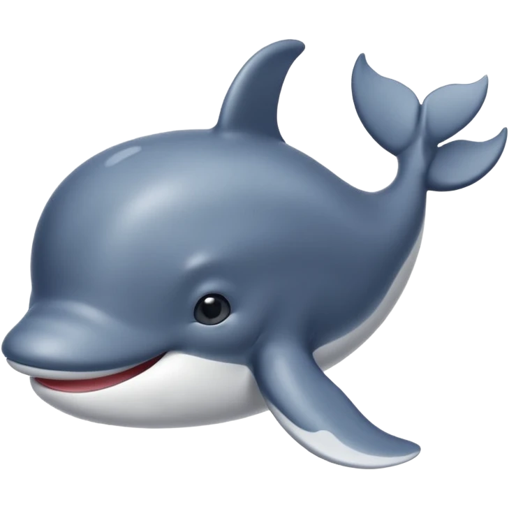 un bébé baleine tout chou emoji