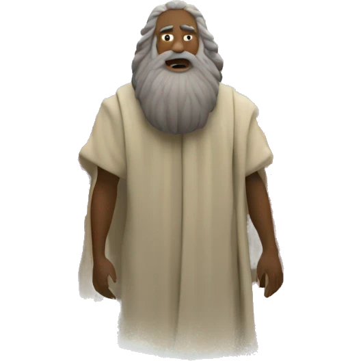 moses parting the red sea in the bible emoji