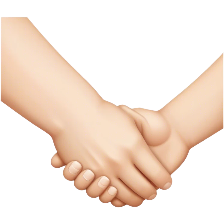  handshake of white muscles hands emoji
