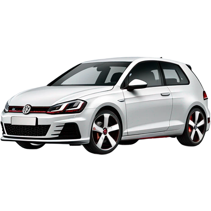 Volkswagen GTI Golf with Audi S3 wheels emoji