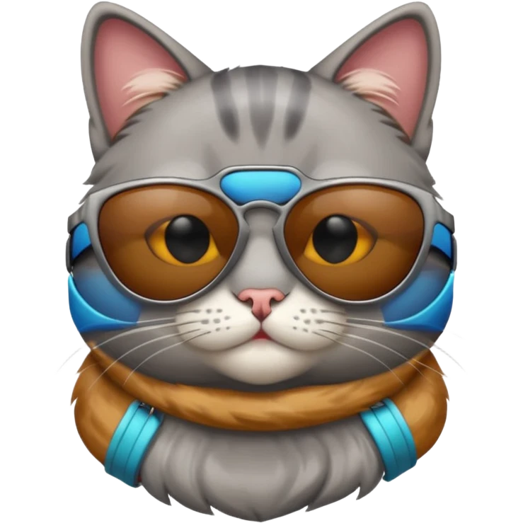 Cat wearing sunglasses emoji