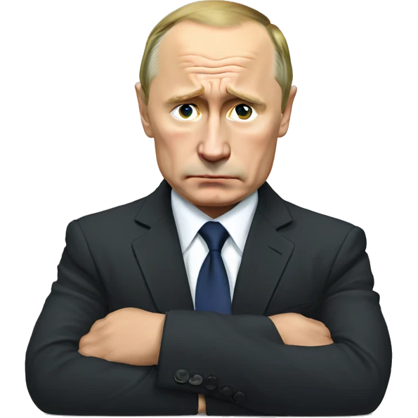 putin having being sad emoji
