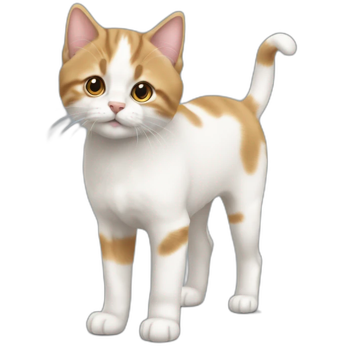 Chaton sur un chien emoji