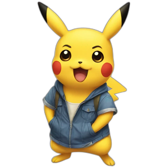 pikachu pleure emoji