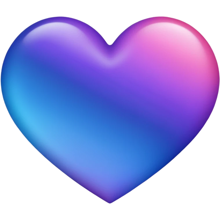 Blue-indigo-violet-purple-pink-gradients heart  emoji