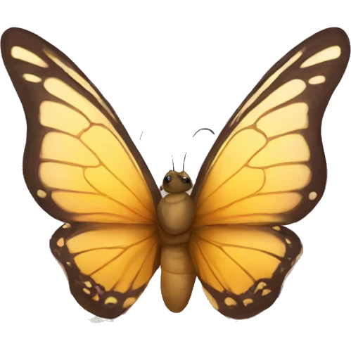 Butterfly reading a book emoji