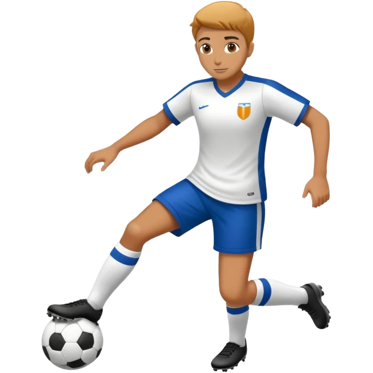 playing soccer emoji