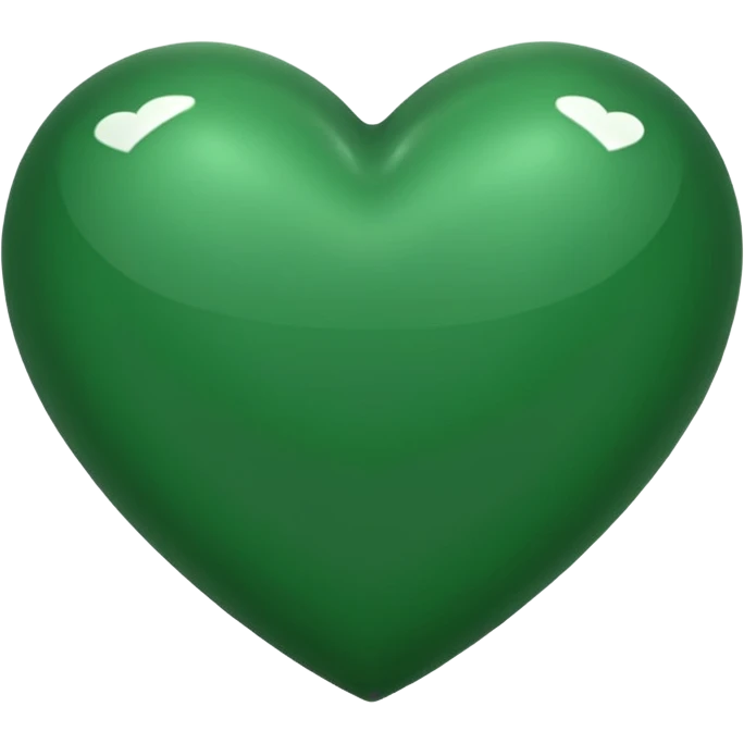 green heart darkish 1 emoji
