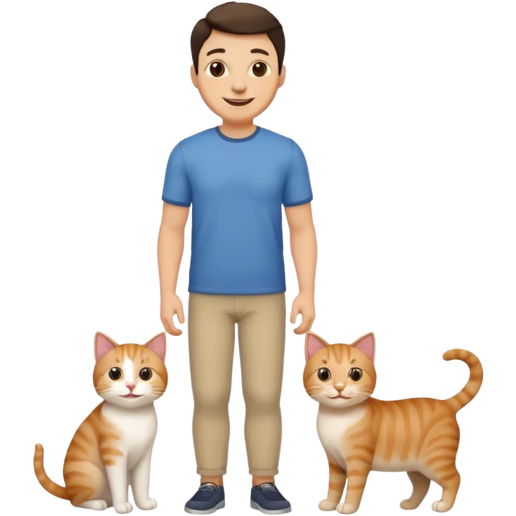 man head cat fullbody  emoji