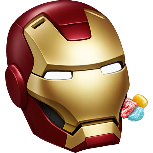 iron man lick candy emoji