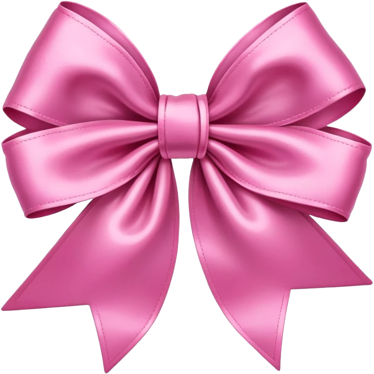 pink bow emoji
