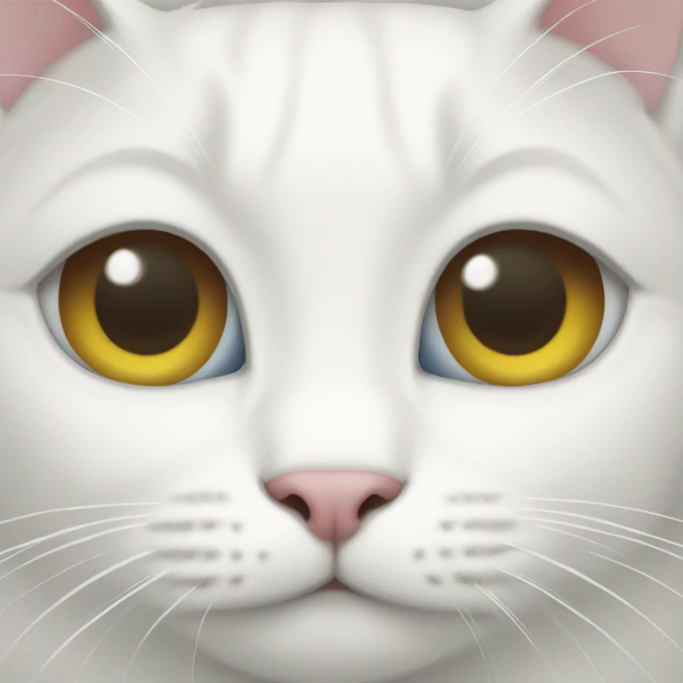white cats emoji