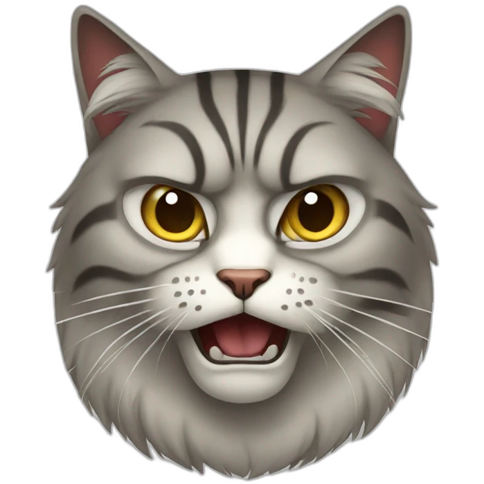 Angry cat emoji