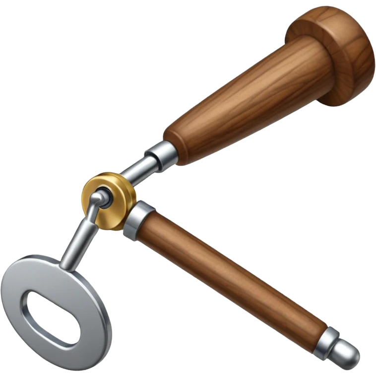 Metal walnut cracker tool emoji
