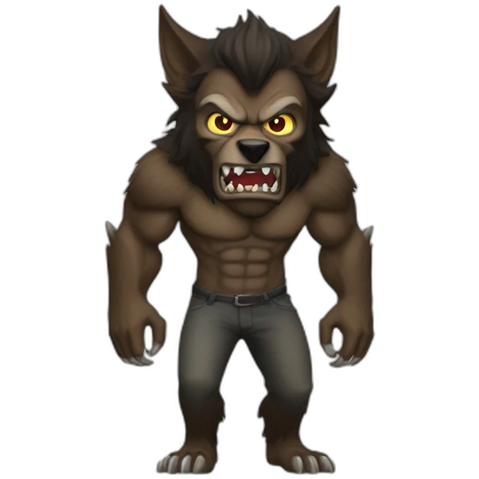 werewolf nightmare emoji