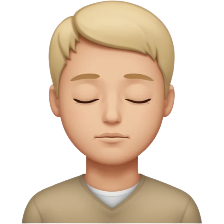 Now make his eyes close emoji