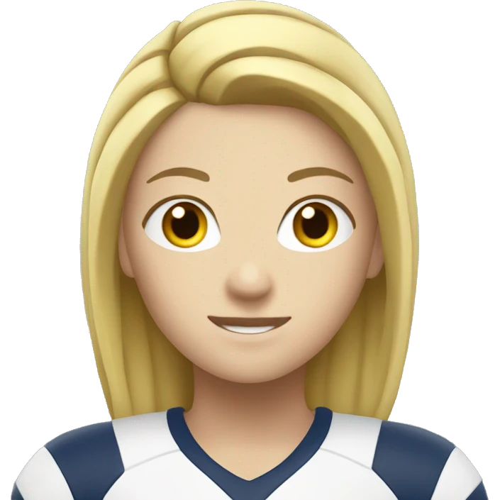 blonde volleyball emoji