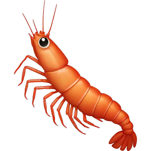 Prawn emoji