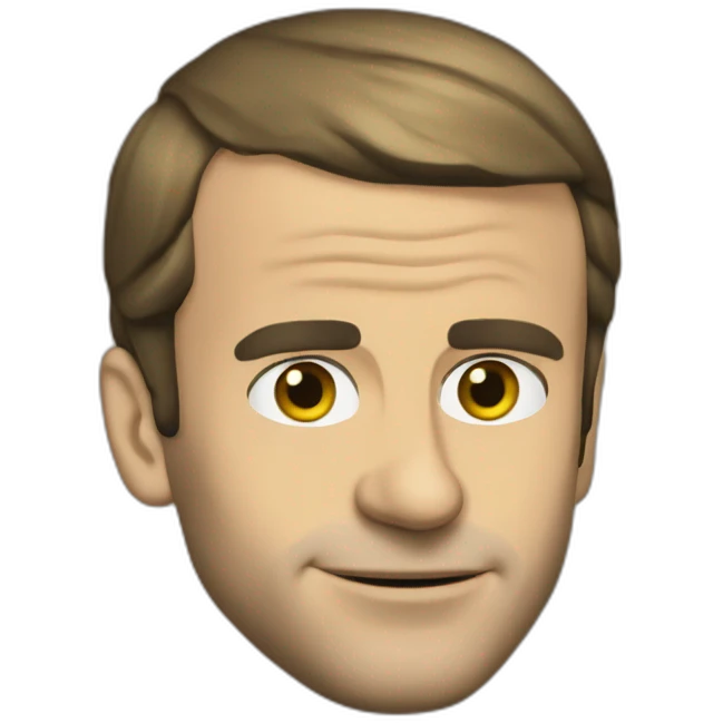 Macron qui dit emoji