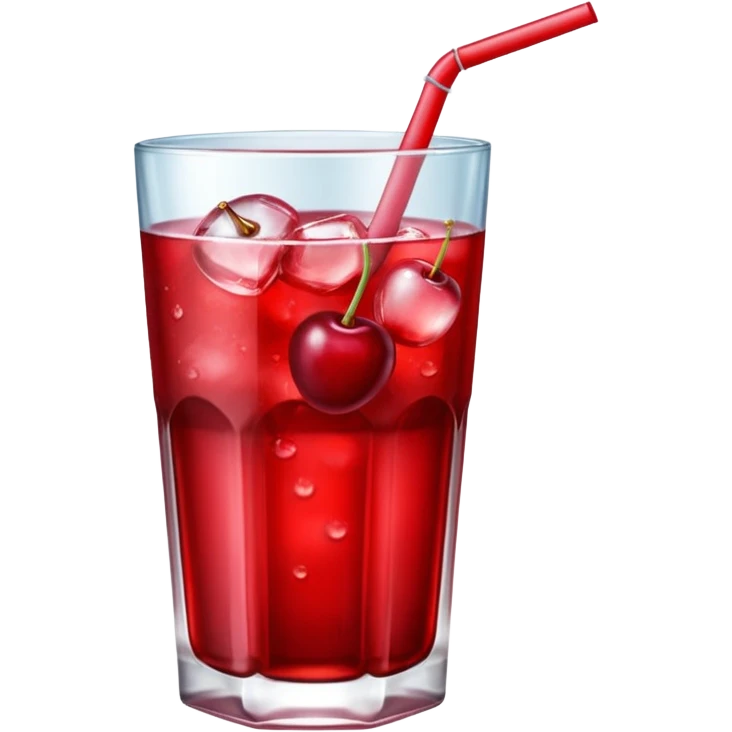 red drink emoji