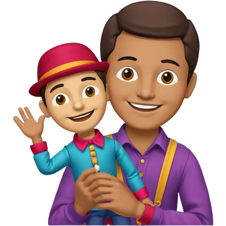 Street Puppet Performer man emoji