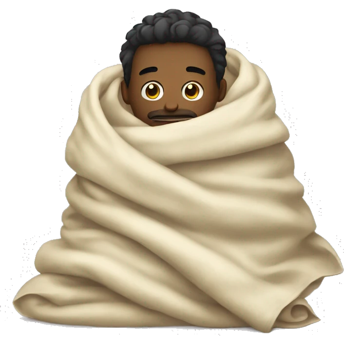 Ericky in a blanket  emoji